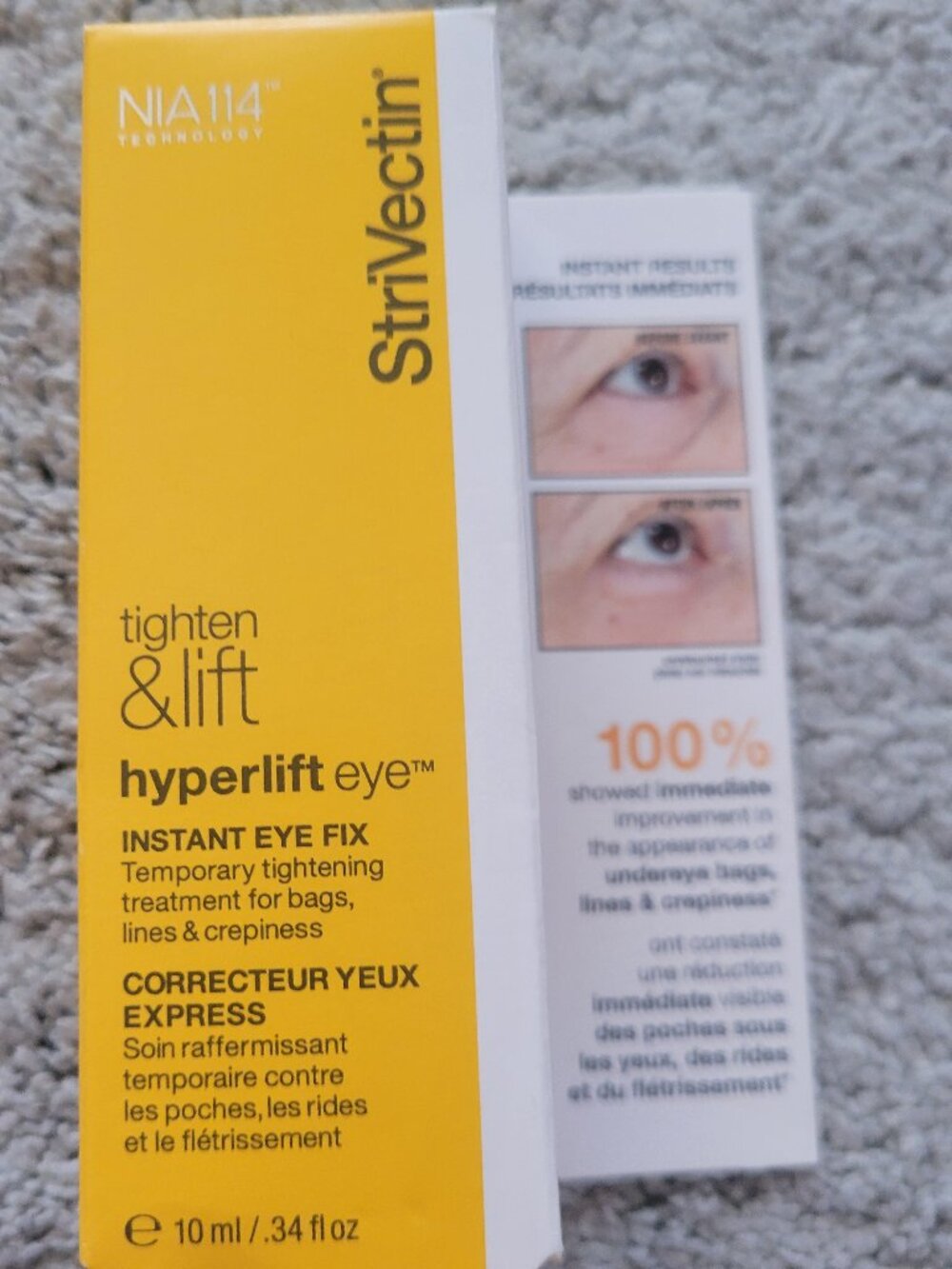 StriVectin Tighten & Lift Hyperlift Eye Instant Eye Fix 10ml | NEW IN BOX